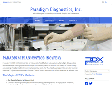 Tablet Screenshot of pdx-inc.com